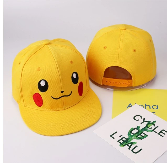 pokemon 神奇宝贝 皮卡丘帽子- 棒球帽