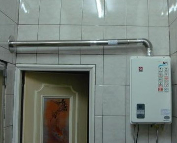 室內強制排氣熱水器安裝