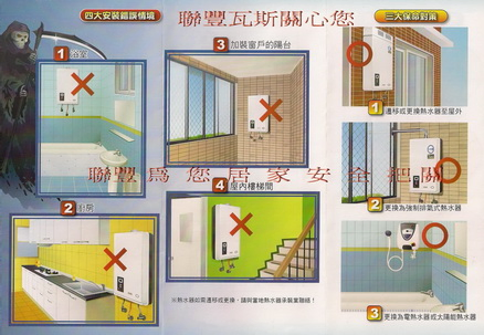 安裝熱水器選擇方式