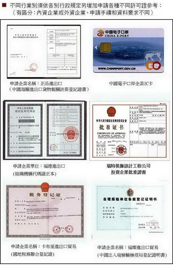 台胞设立【贸易公司】以《自己个人》《不需要注册资金》!