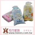 絨面漸層玫瑰花(含袋子)-棉織、毛巾