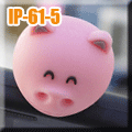 产品编号:ip-61-5:粉红猪造型防尘塞 最可爱耳机孔塞,最可爱