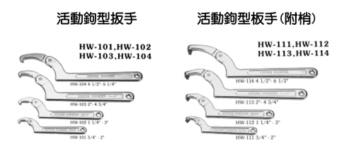活動式勾型扳手