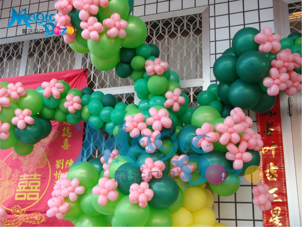 朵朵創藝氣球會場佈置結婚佈置花卉佈置氣球佈置圖3