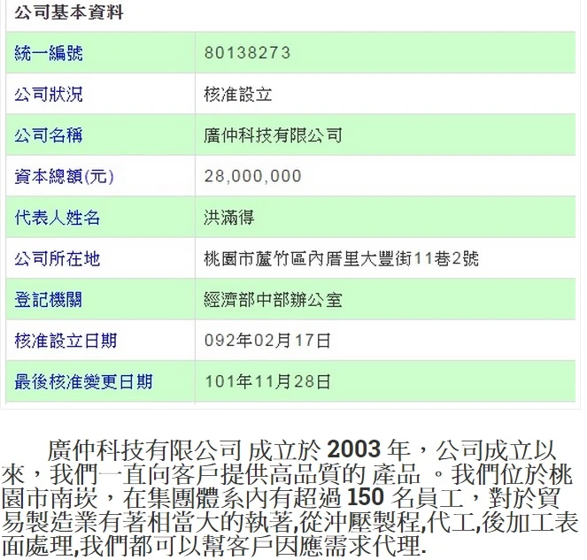 關於廣仲科技1