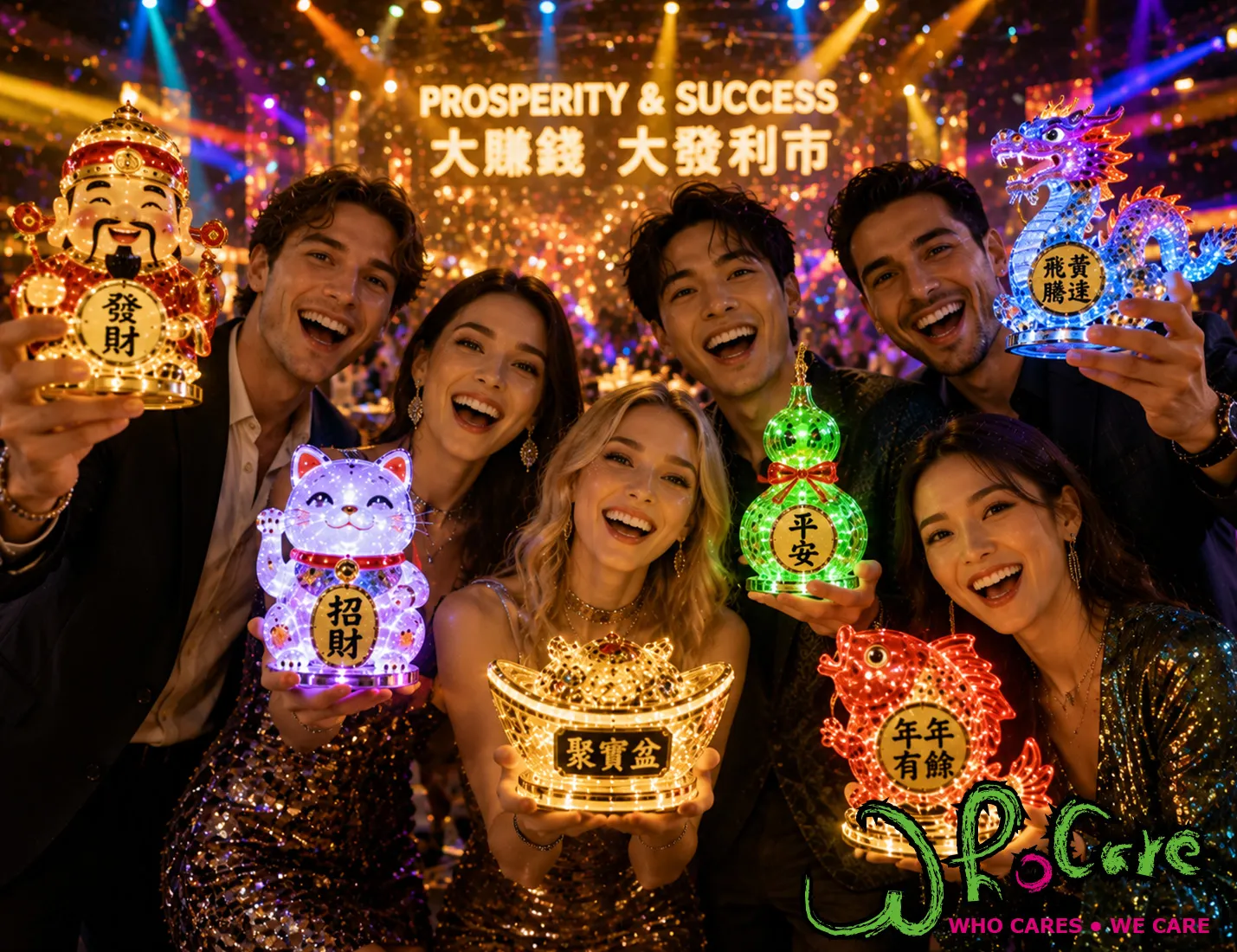 LED 招財祈福公仔禮贈品工廠生產製造
