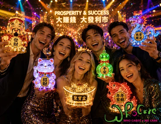 WhoCare LED招吉祥物設計製造