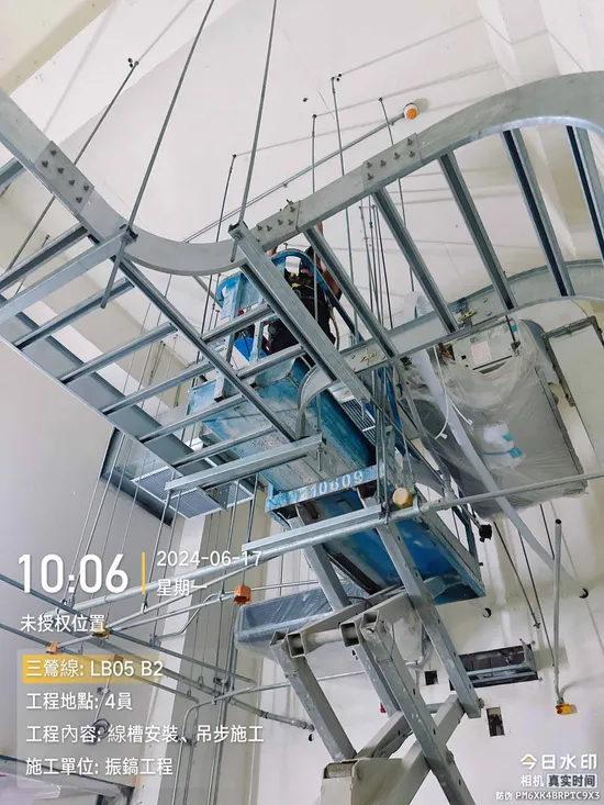 動力線槽暨控制線槽(槽式；密閉式)拉線工程