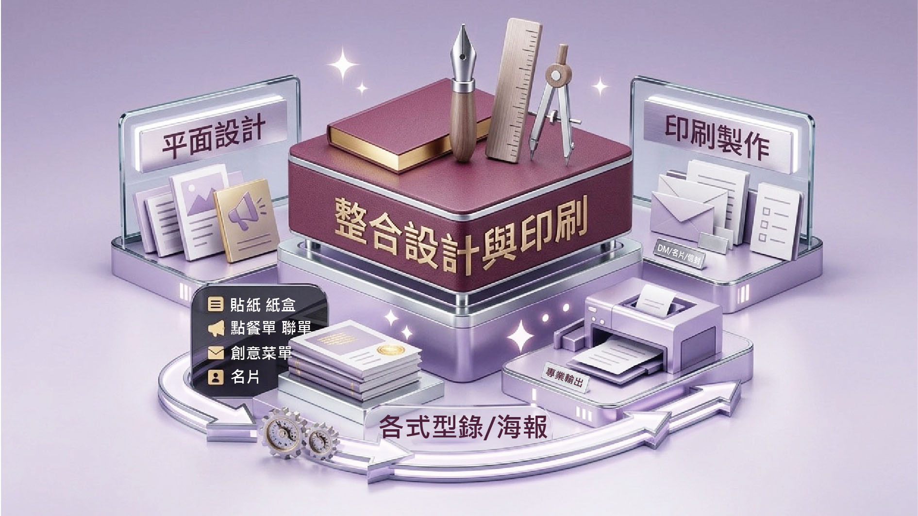 岳旺廣告企業社Logo