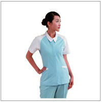 2720護士套裝(水藍色短袖)