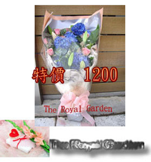 \花束12 繡球花 1200