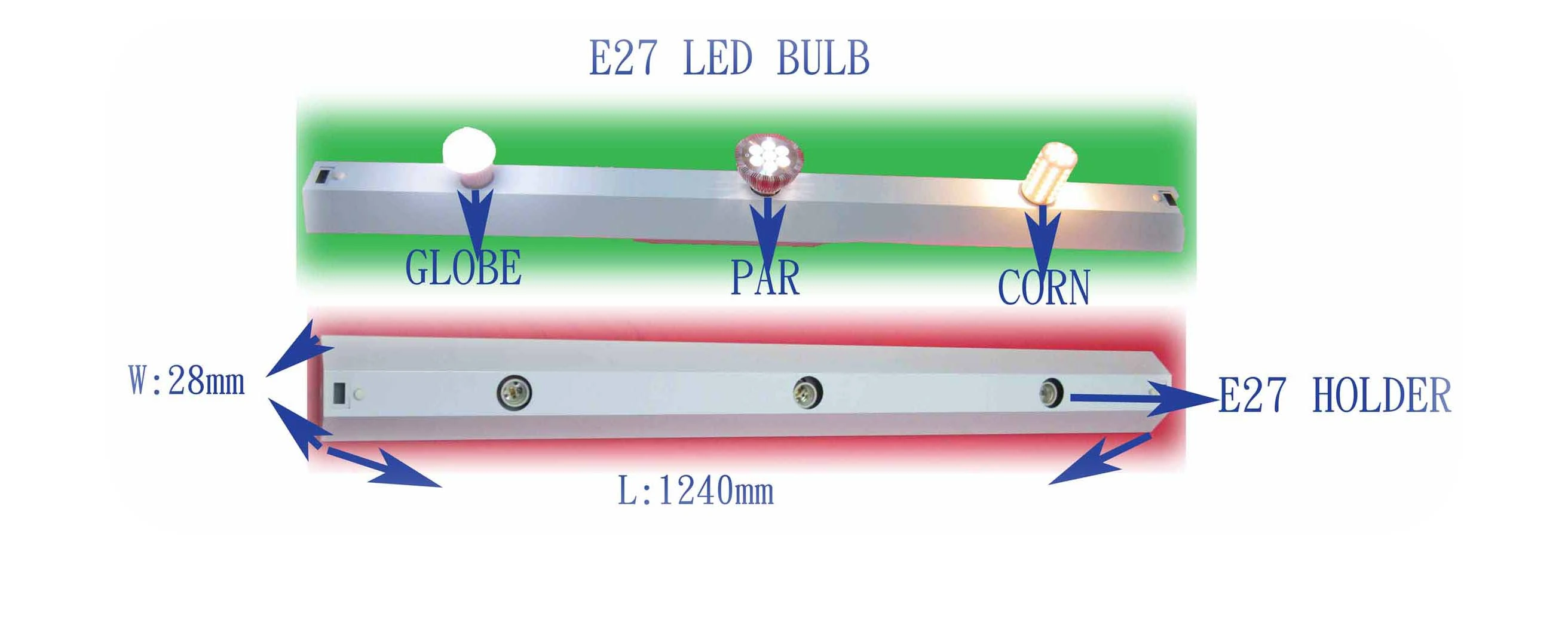 專利LED 輕鋼架 T BAR燈具-四尺