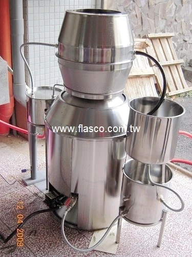 泰山牌蒸餾萃取鍋,TG80瓦斯加熱蒸餾鍋