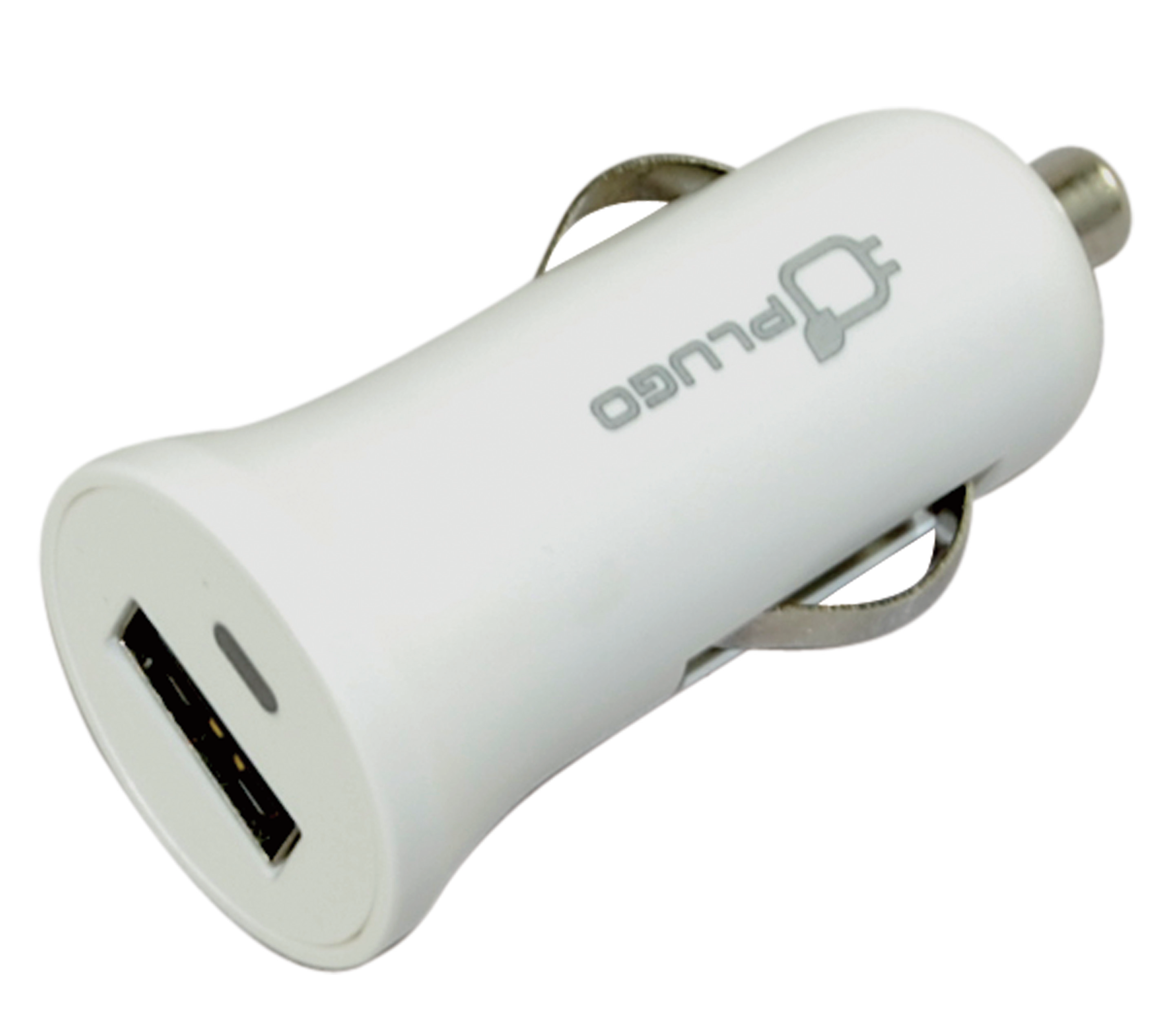 USB車用充電器(2.1A)-白