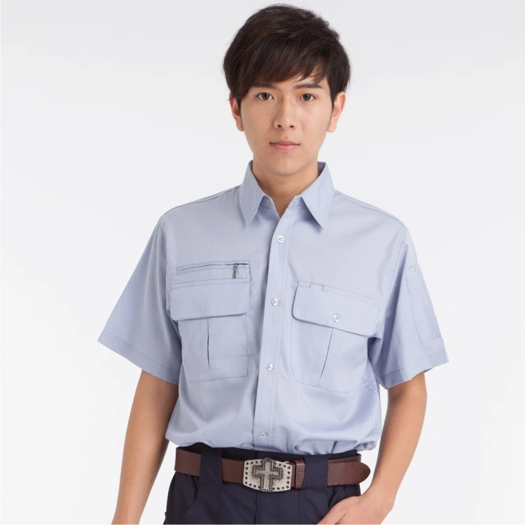 日式工作襯衫短袖