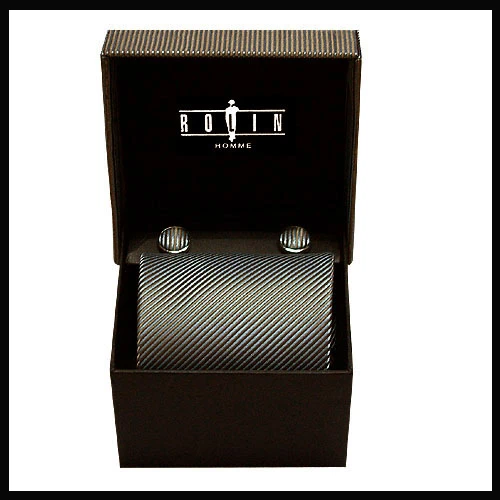 精緻寬版領帶手工袖扣盒~SR-10017