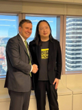 唐鳳接見英國國際貿易部副部長 分享我國數位轉型作法