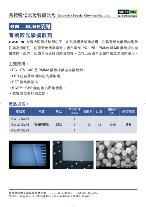 為GW-SLNE系列簡介.