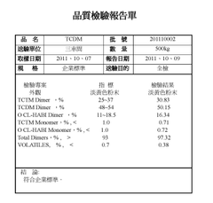 成份分析表