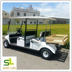 CLUB CAR五人座球車加裝木頭貨架