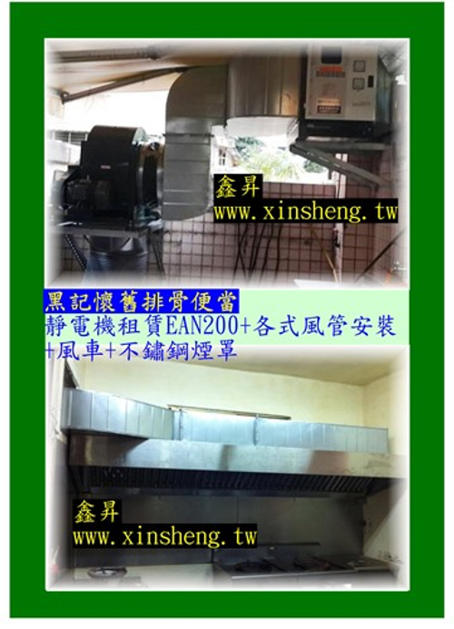 廚房抽風工程—黑記懷舊排骨便當