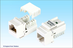 TA896AUC-XXX Cat.6A UTP Mini Keystone Jack