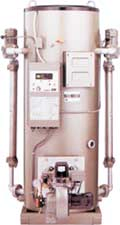 日本長府燃油鍋爐 ：(275加侖~2500加侖)V-型號 真空熱交換式