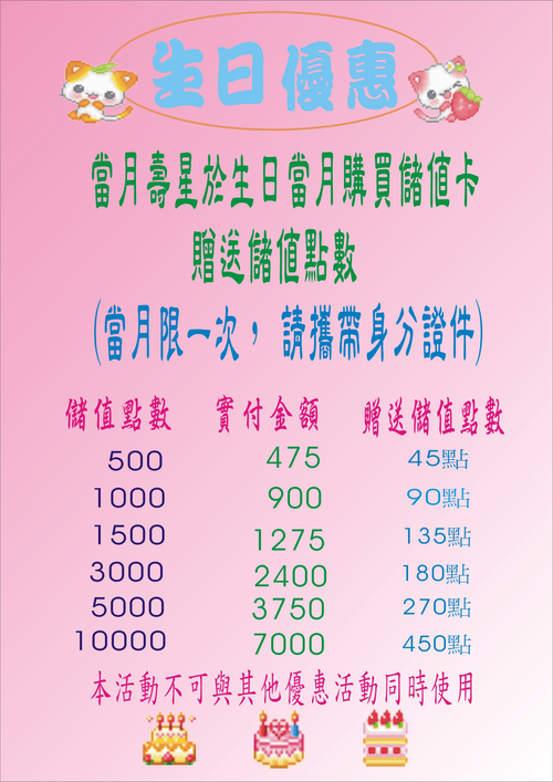 生日優惠活動!!~軒博讀書會館-高雄K書中心: