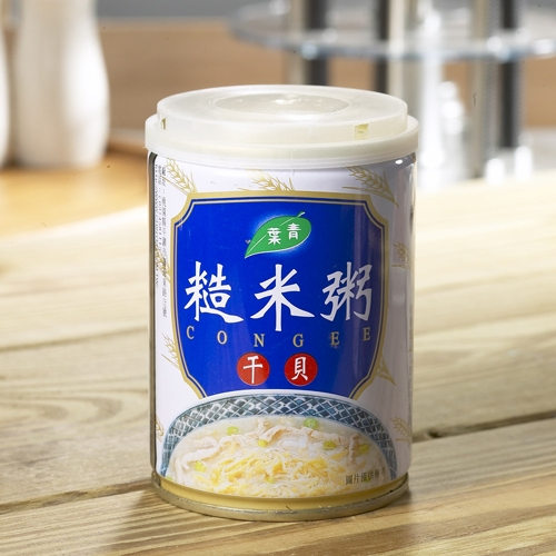 青葉干貝糙米粥