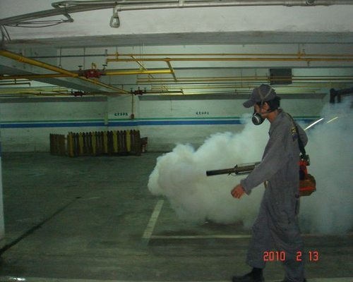 社區地下室消毒