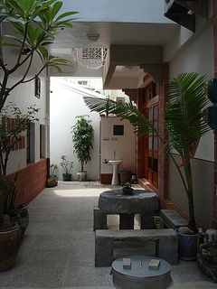 馬公老街民宿 中庭