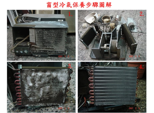 窗型冷氣保養步驟圖解