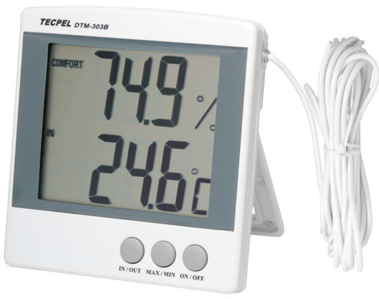 電子式溫濕度計的濕度百分比表示什麼