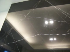 黑雲石電視牆研磨拋光