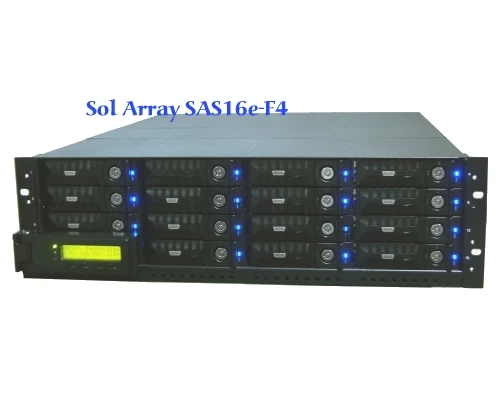 Sol Array SAS16e-F41 and F42 (dual RAID controller)