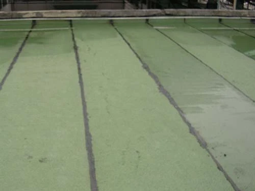 屋頂熱熔式防水毯施作工程
