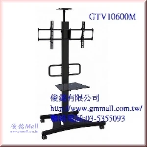 GTV10600M 移動式液晶電視架,適用42~65吋電視架,承載80公斤,適用廣告展覽/視訊會議/觸控電視,LCD ARM Mobile Cart(來電洽詢優