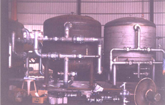 水處理壓力容器製造配管組合