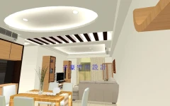 -造型天花板(間接照明)3600元 -坪(日本NEW LUX矽酸鈣板)