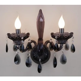 水晶燈---古典黑水晶雙壁燈