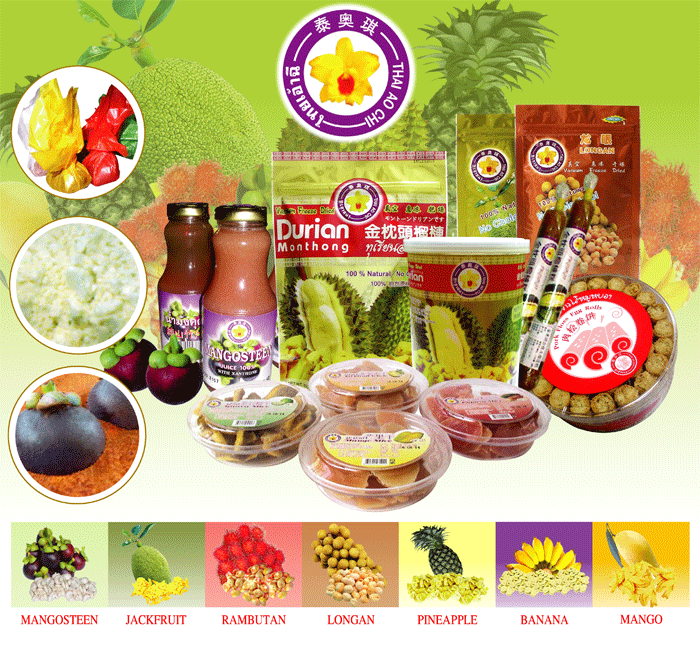 全天然水果乾&amp;100%山竹果汁&amp;泰國食品特產等