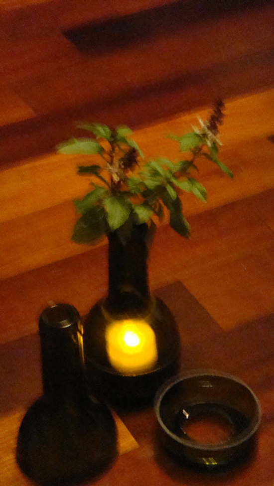 led蠟燭燈-環保酒瓶系列REC_001