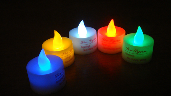 led蠟燭與普陀山跨海法會