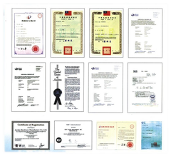 享有各種認証,使用上安全有保障。