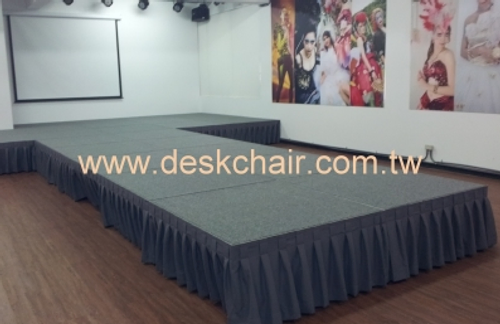 鋁合金組合式活動伸展台(地毯面)-實例