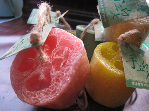 絲瓜絡手工串皂