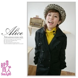 【ALicE】歐美專櫃韓品雙排釦長大衣