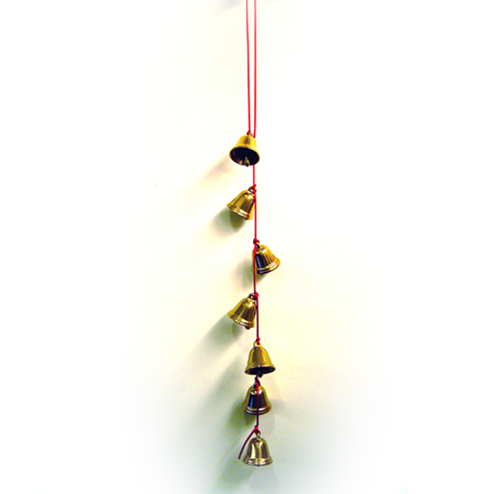 【催財銅鐘-銅鈴】　7個銅製風鈴吊飾