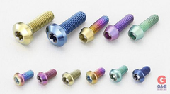 鈦合金發色螺絲 FLATHEAD AND ROUND HEAD MACHINE SCREW