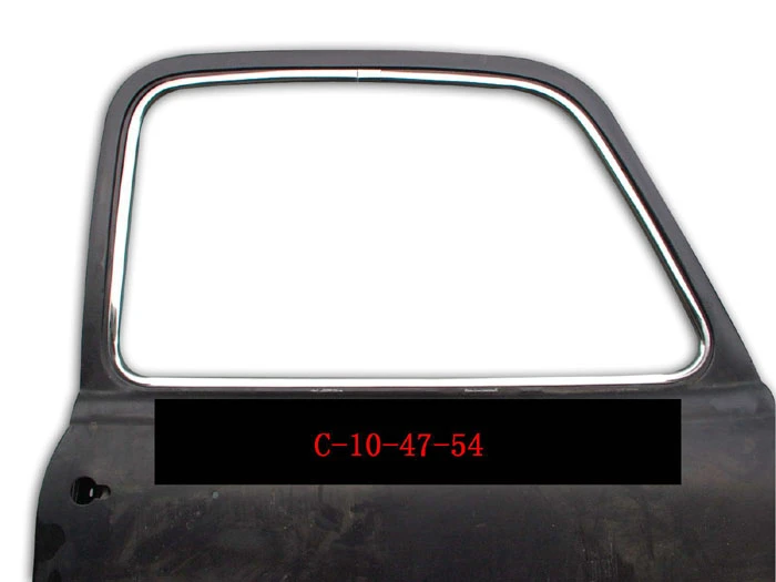 Chevy Truck Door Window Frames - Stainless,  47-54